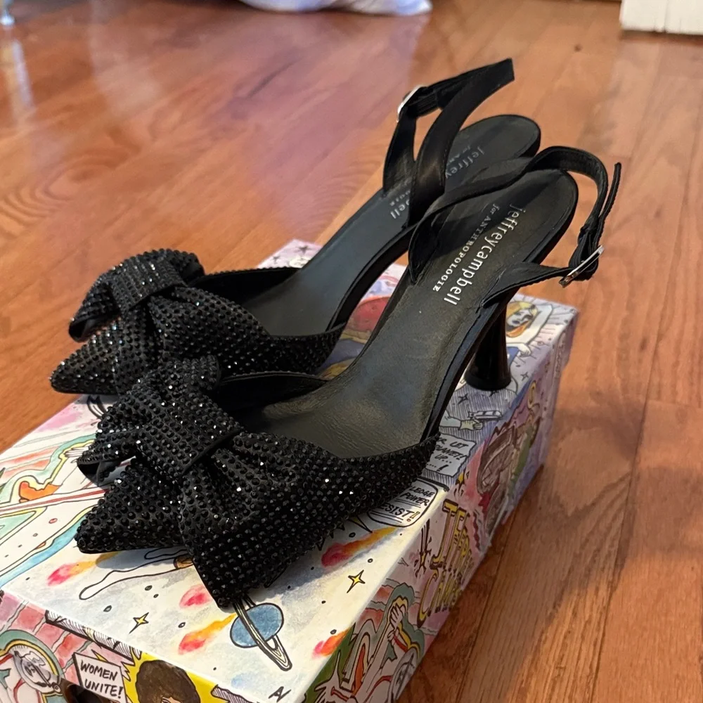 Jeffrey Campbell Sparkle Slingback Heel - Picture 1 of 6